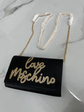 Pochette Nera e ora  Love Moschino