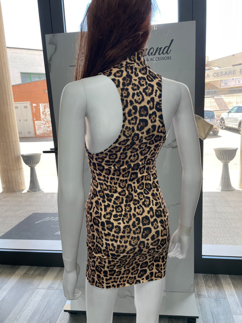 Vestito corto Maculato