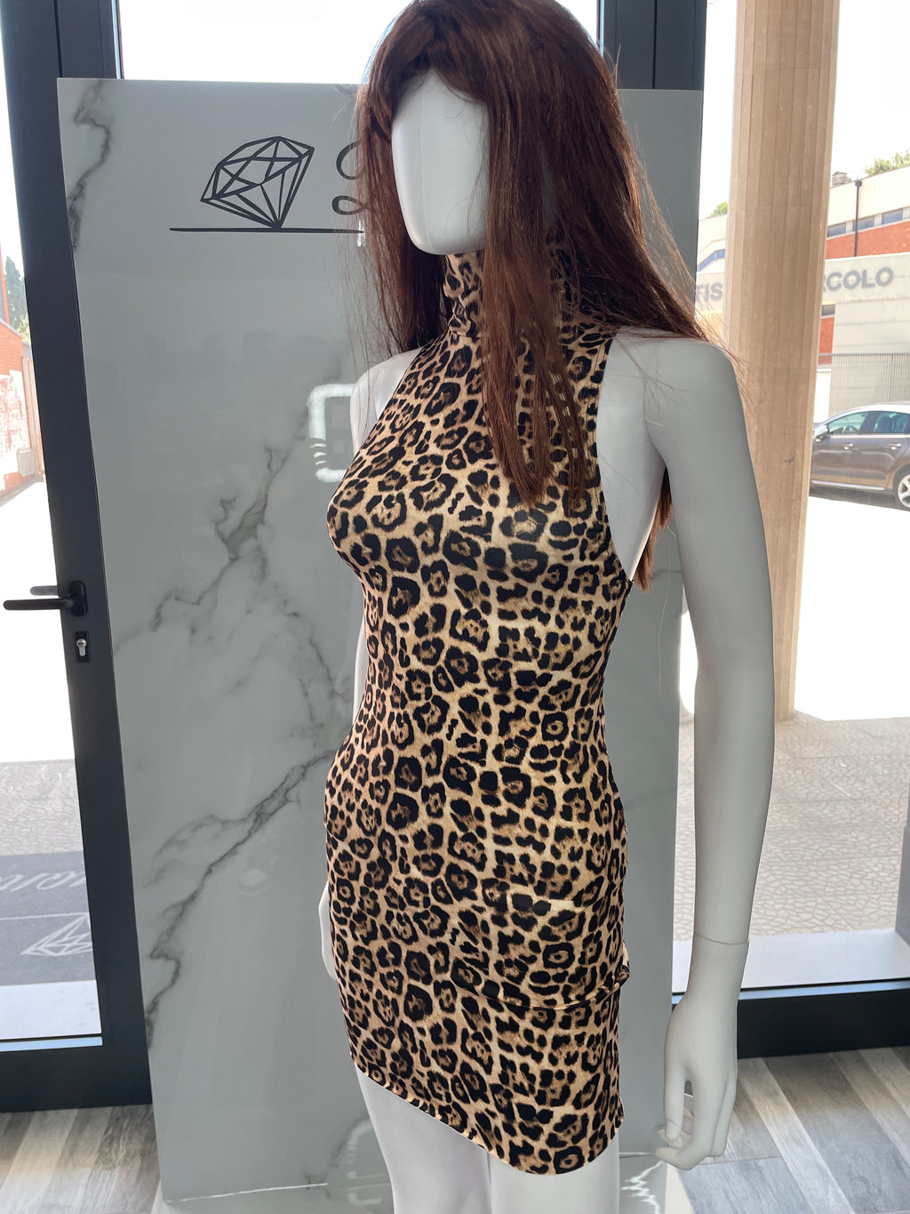 Vestito corto Maculato