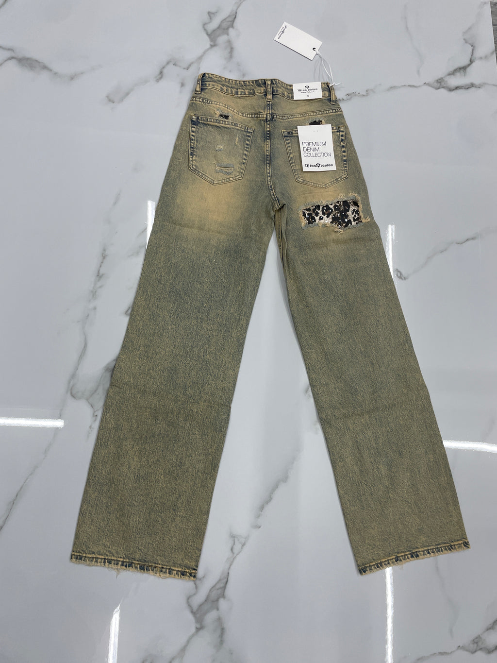 Jeans Sabbiato Maculato
