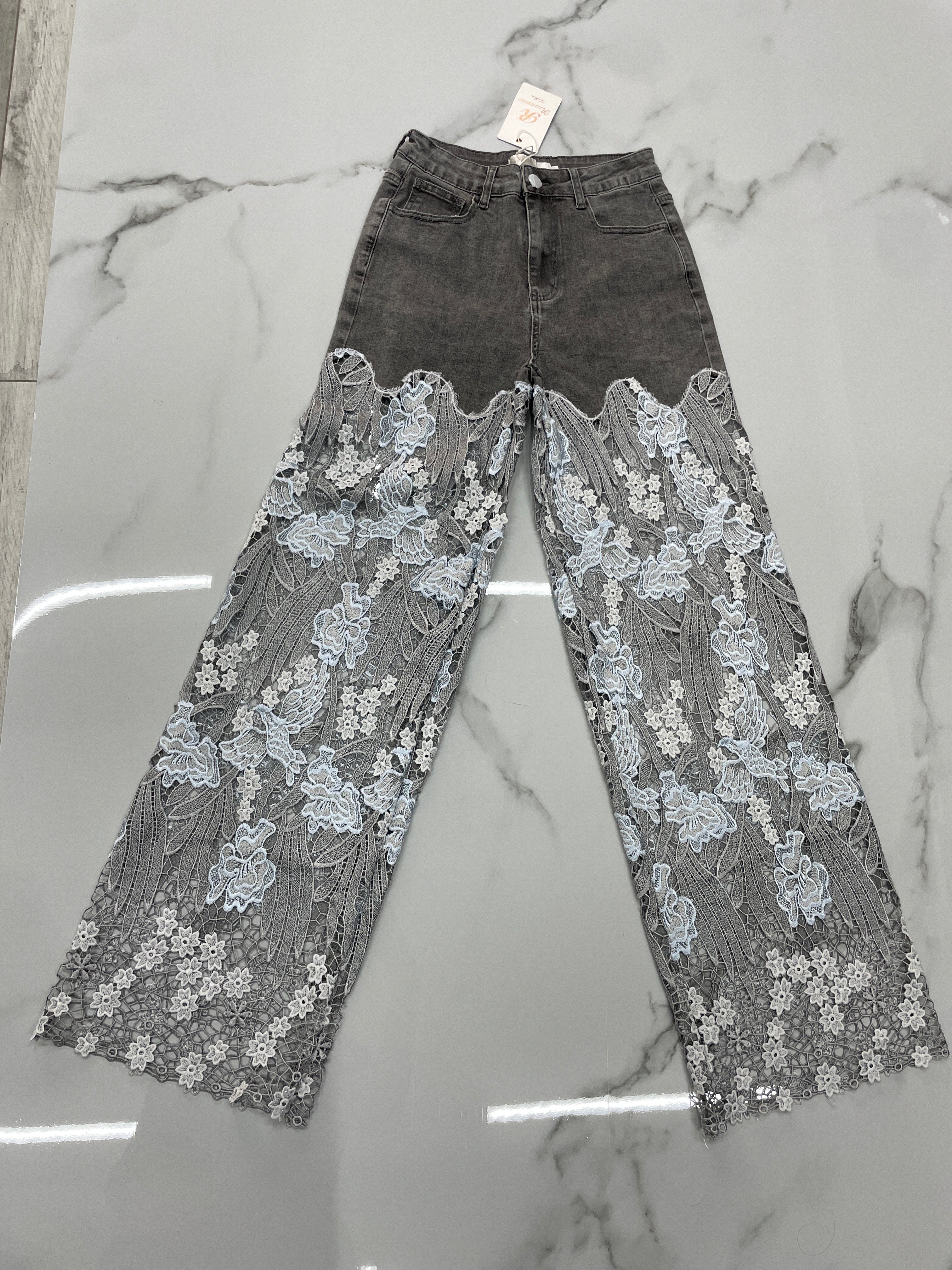 Jeans Fiore 🌷 Grigio