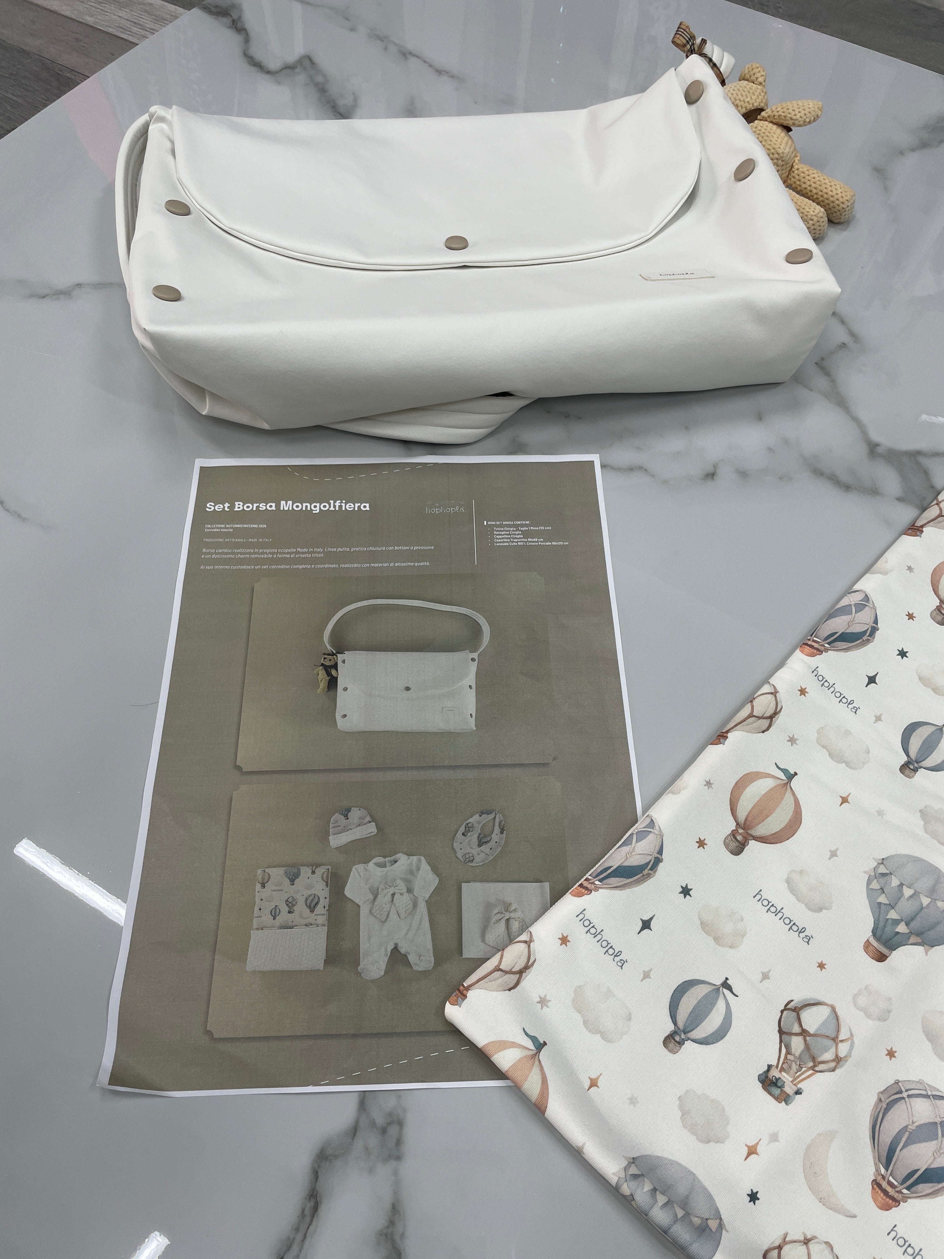 Set Borsa Mongolfiera 🎀💙